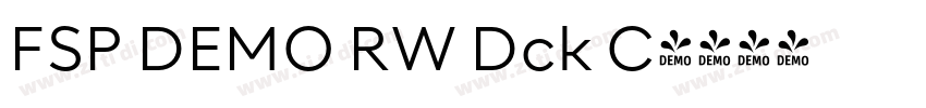 FSP DEMO RW Dck C字体转换 FSP DEMO RW Dck C字体转换